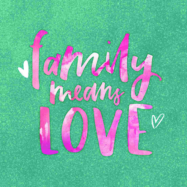 Trinx " Fam Means Love " Wayfair